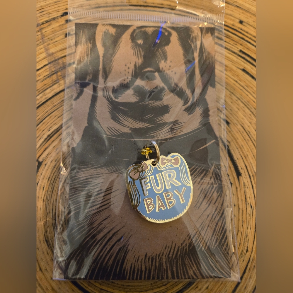 * Dog collar charm "Fur Baby"
